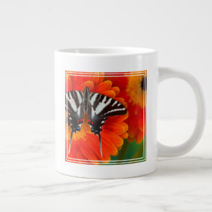Ein Zebrafalter Schwalbenschwanz Jumbo-Tasse