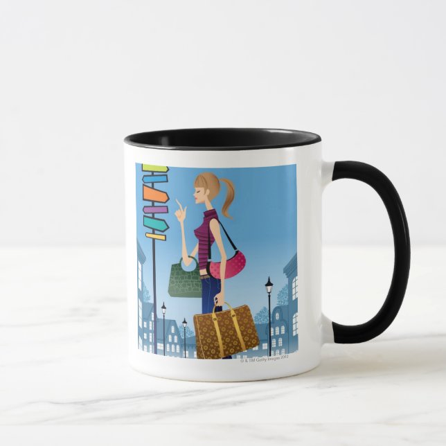 Ein Zeichen Tasse (Rechts)