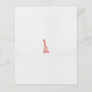 ein zeichn eines Vogels mit Blume darauf Flyer