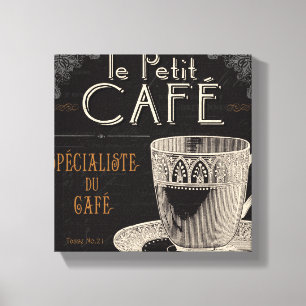 Ein zeitgenössischer Tasse Kaffee Leinwanddruck