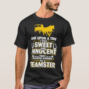 Ein zeitgenössisches, unschuldiges Teamster-Shirt T-Shirt