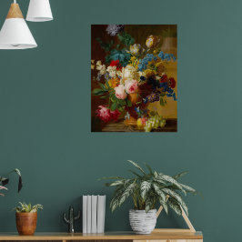 Ein zeitloses, blumenreiches Meisterwerk Poster