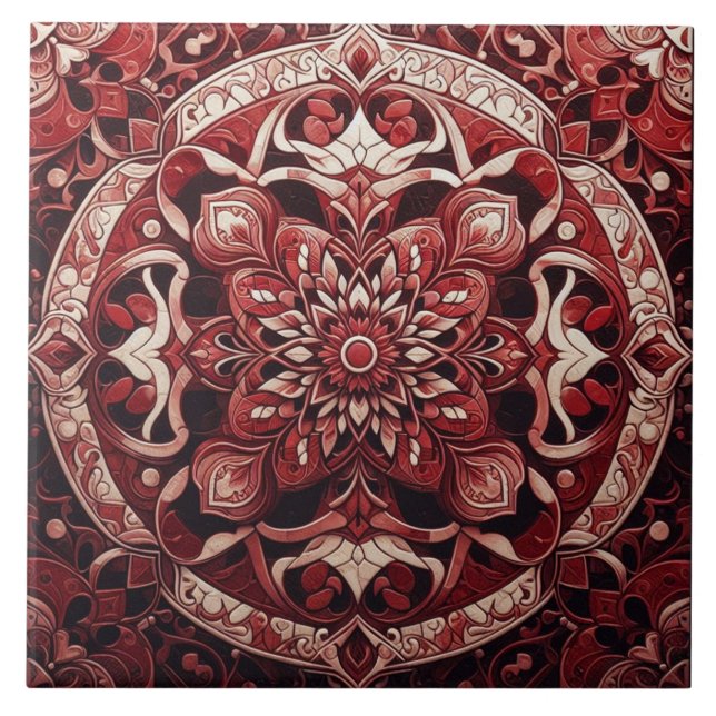 Ein zeitloses Stück Leidenschaft und Opulenz Fliese (Vorderseite)