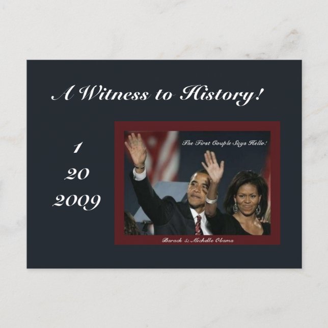 Ein Zeuge der Geschichte Postkarte (Vorderseite)