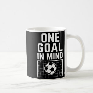 Ein Ziel vor Augen - Fußball-Thema & Motivierend Kaffeetasse