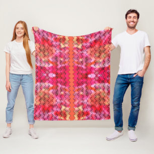 Ein Zig ein Zag... Fleecedecke