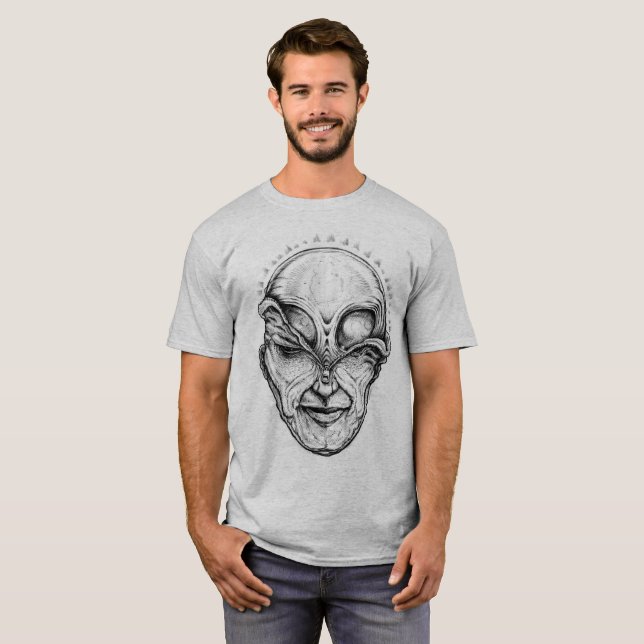 Ein Zip The Alien. T-Shirt (Vorne ganz)
