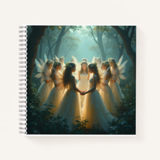 Ein Zirkel von Fairies SpiralNotebook Notizbuch