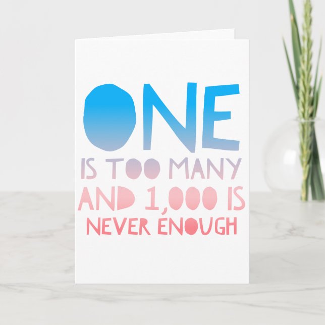 Ein zu vieles lustiges OM Karte (Vorderseite)