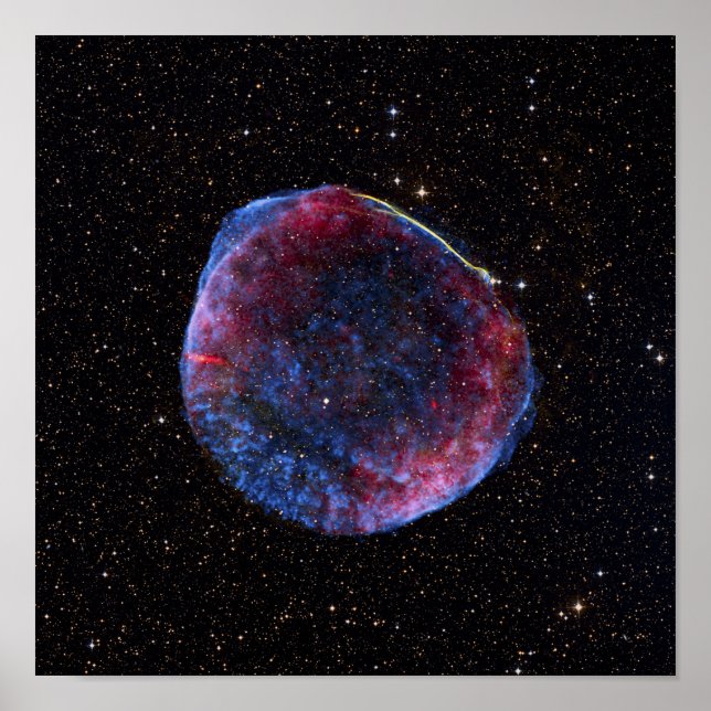 Ein zusammengesetztes Bild der Supernova SN 1006 Poster (Vorne)
