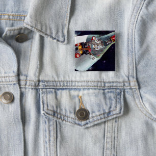 Ein zweiköpfiges Gemini-Raumschiff im Flug entführ Button