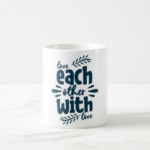 Einander mit Liebe Kaffeetasse