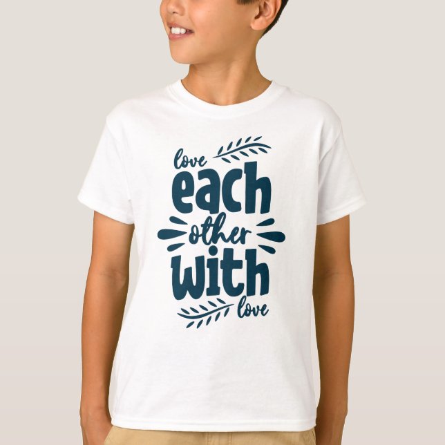 einander mit Liebe T-Shirt (Vorderseite)
