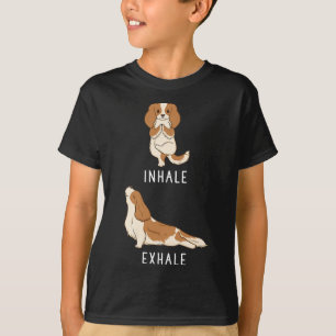 Einatmen Ausatmen Cavalier King Charles Spaniel Lu T-Shirt