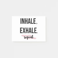 Einatmen Ausatmen Wiederholen T-Shirt Yoga Zitate