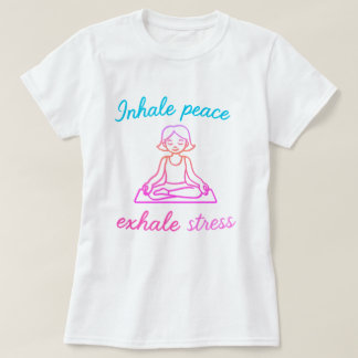 Einatmen der Exhale | Yoga Graphic T-Shirt