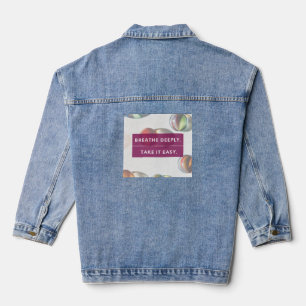 Einatmen Jeansjacke