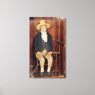 Einbalsamierter Körper von Jeremy Bentham Leinwanddruck