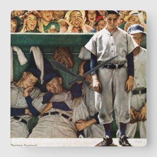 Einbaum Quadratische Wanduhr