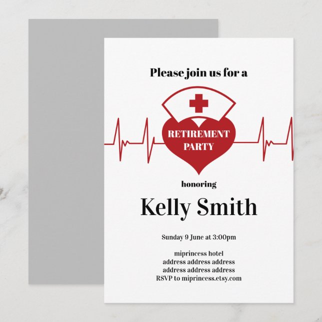 Einberufung zur Krankenversicherung Einladung (Vorne/Hinten)