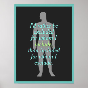 Einbeziehung Poster