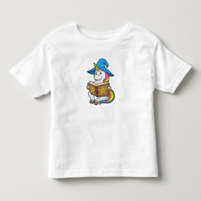 Einbinden als Assistent mit Buch & Hut Kleinkind T-shirt (Vorderseite)
