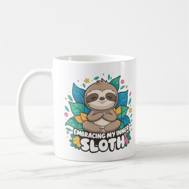 Einbinden meiner inneren Sloth Meditation Kaffeetasse (Links)