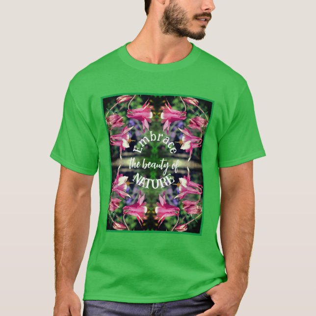 Einbinden von Natur-Blume T-Shirt (Vorderseite)