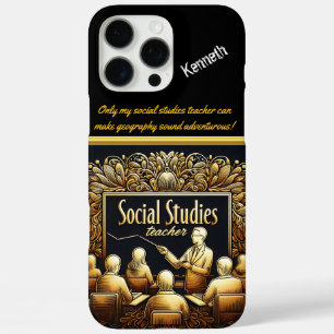 Einbindung des Lehrers in Sozialwissenschaften iPhone 16 Pro Max Hülle