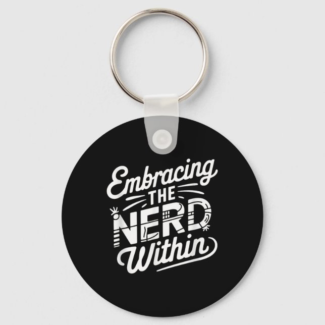 Einbindung des Nerds innerhalb Schlüsselanhänger (Vorderseite)