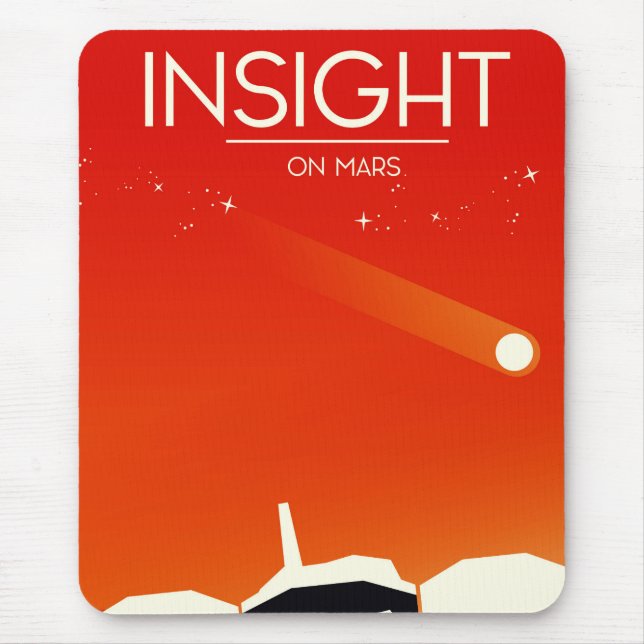 Einblick Mars Lander Raum Kunst Mousepad (Vorne)