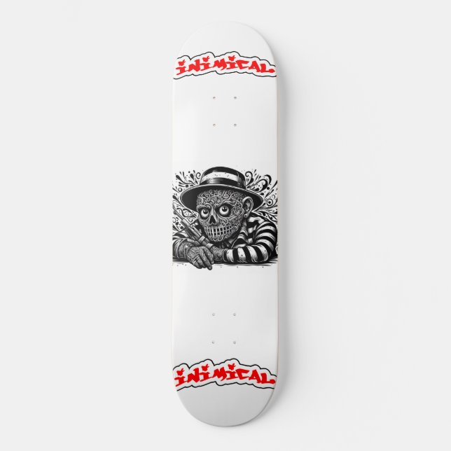 Einbrecher Skateboard (Vorderseite)