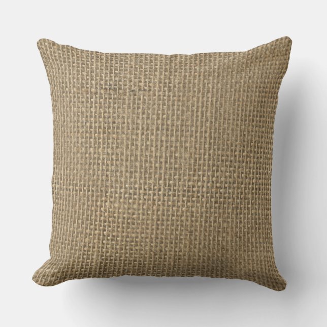 Einbruch in Naturbeige Kissen (Vorderseite)