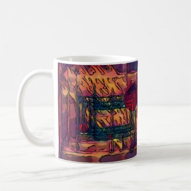 Einbruch Kaffeetasse (Links)
