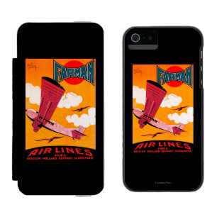 Eindecker-Plakat der Farman Incipio Watson™ iPhone 5 Geldbörsen Hülle