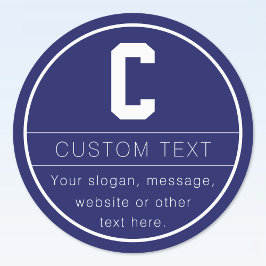 Eindeutige Bezeichnung und Monogramm-Vorlage | Mar Etiketten