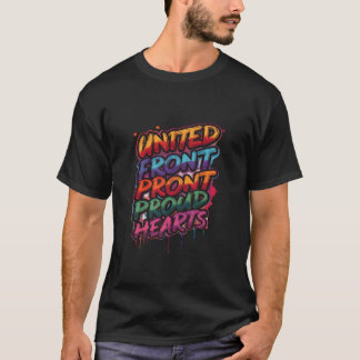 Eindeutige Vordergrundausdruckspronzen T-Shirt
