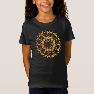 Eindeutiges goldenes Mandala-Design-95747 T-Shirt