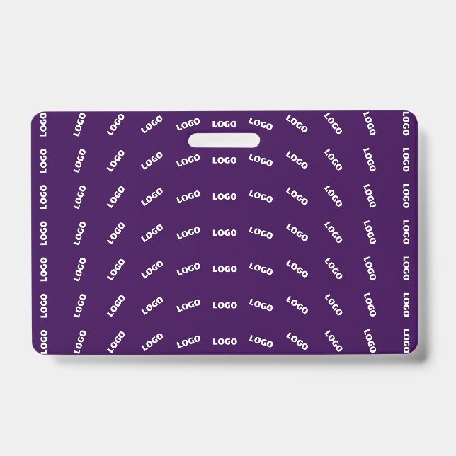 Eindeutiges Logo oder jedes hochgeladene Bildmuste Ausweis (Vorderseite)