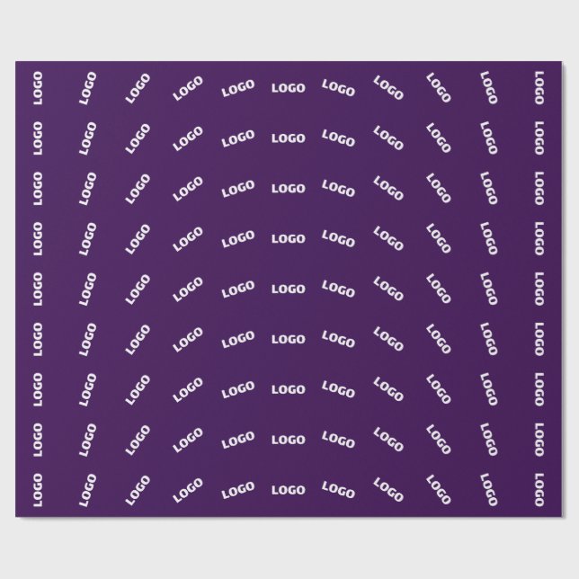 Eindeutiges Logo oder jedes hochgeladene Bildmuste Geschenkpapier (Flach)