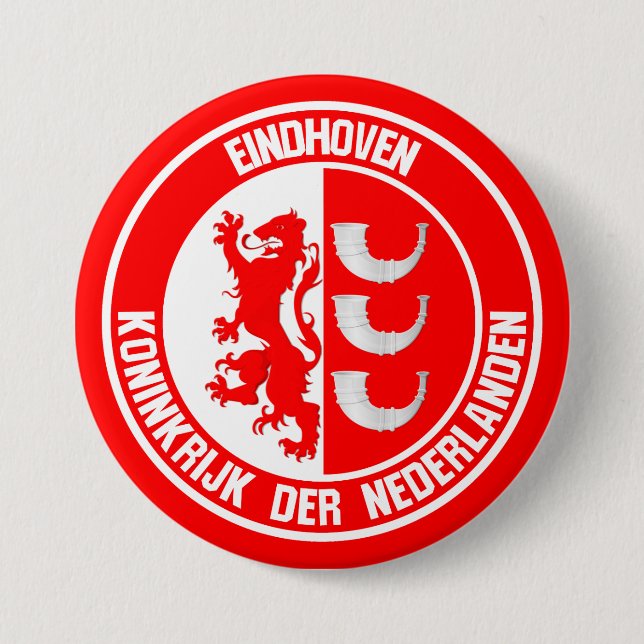 Eindhoven Round Emblem Button (Vorderseite)