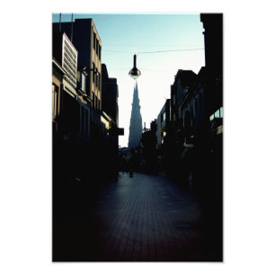 Eindhoven street & Catharinakerk, Niederlande Fotodruck