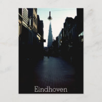Eindhoven street & Catharinakerk, Niederlande