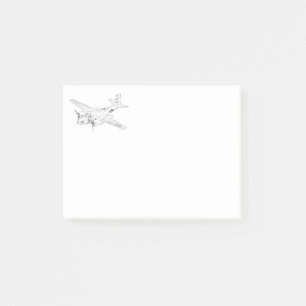 Eindringling Douglas A-26 Post-it Klebezettel