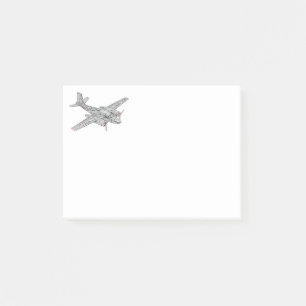 Eindringling Douglas B-26 Post-it Klebezettel