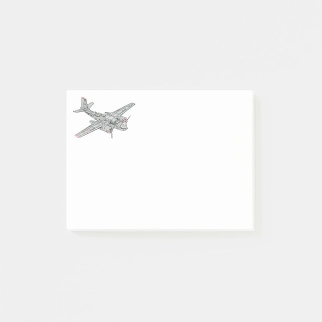 Eindringling Douglas B-26 Post-it Klebezettel (Vorderseite)