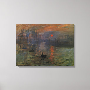 Eindruck des Sonnenaufgangs von Claude Monet, Vint Leinwanddruck