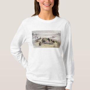 Eindruck eines Lagers besetzt durch Homo habilis T-Shirt