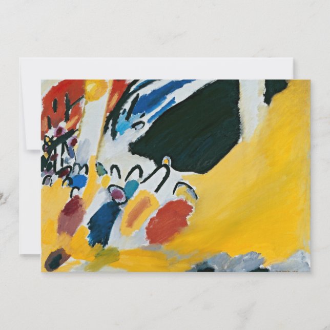 Eindruck III (Konzert) von Wassily Kandinsky Einladung (Vorderseite)