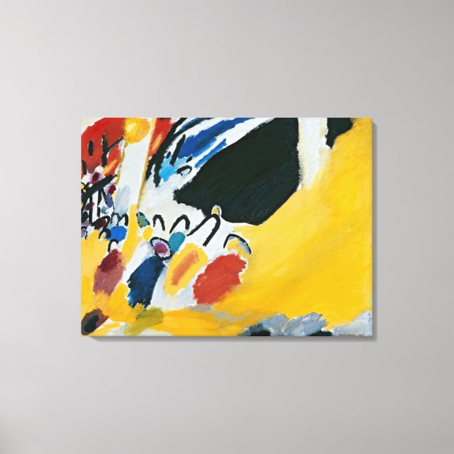 Eindruck III (Konzert) von Wassily Kandinsky Leinwanddruck (Vorderseite)